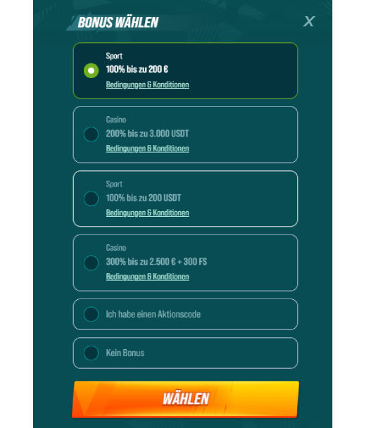 Golisimo Registrierung